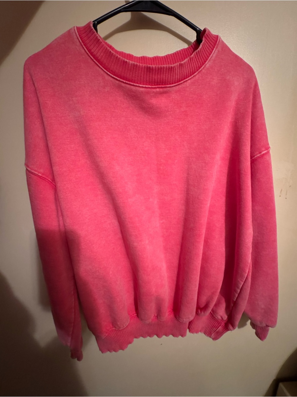Zenana Outfitters Vintage Pink Crewneck Sweatshirt